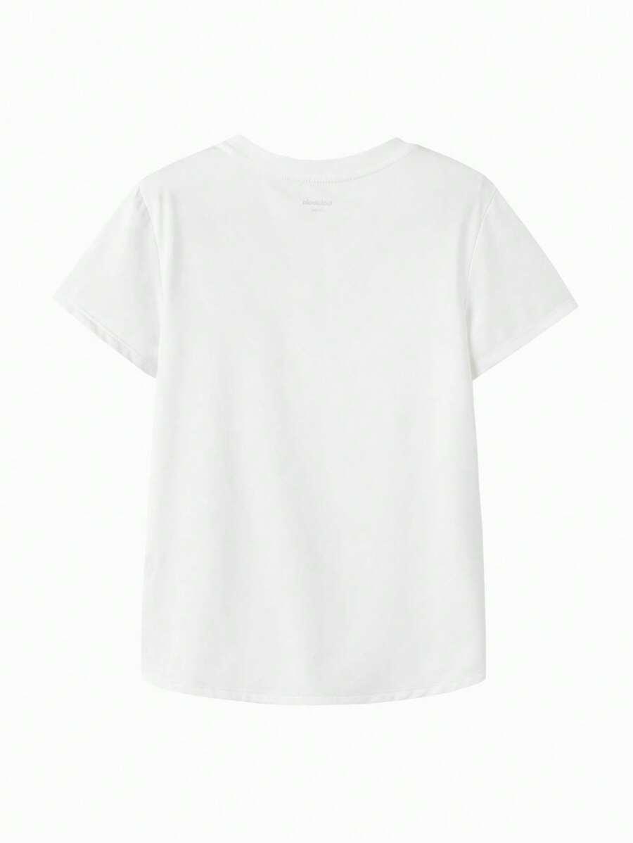 BIAŁY SPORTOWY T-SHIRT