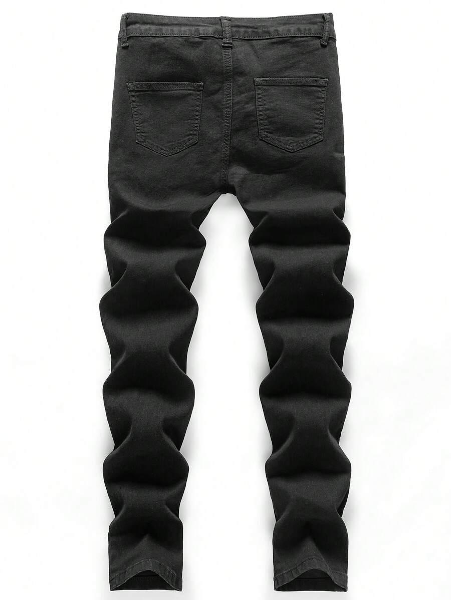czarne spodnie jeans