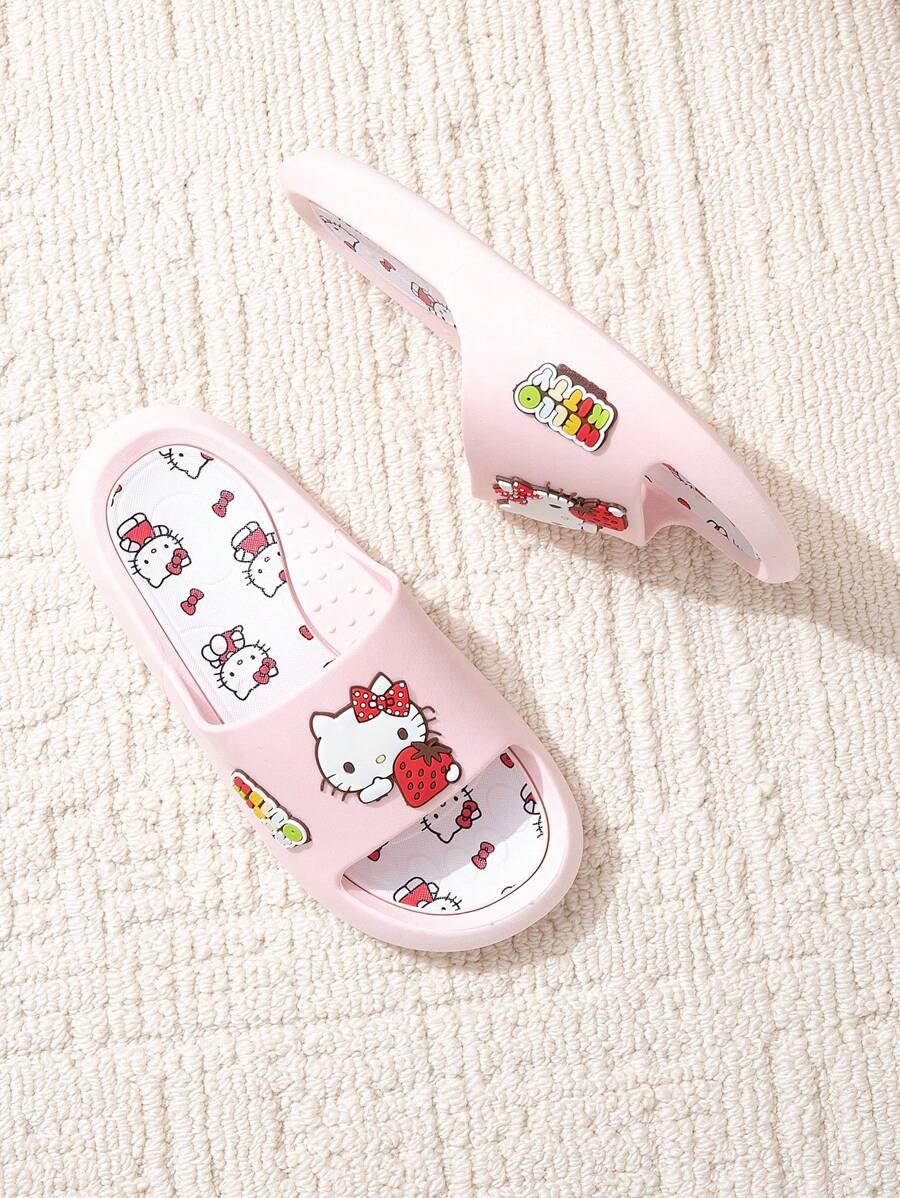 RÓŻOWE KLAPKI HELLO KITTY