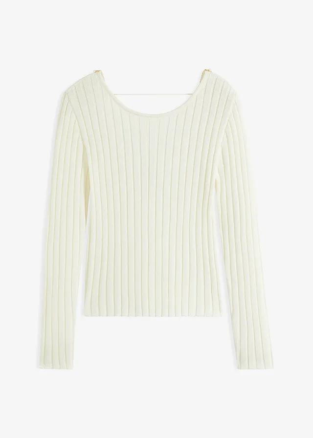 SWETER W PRĄŻEK