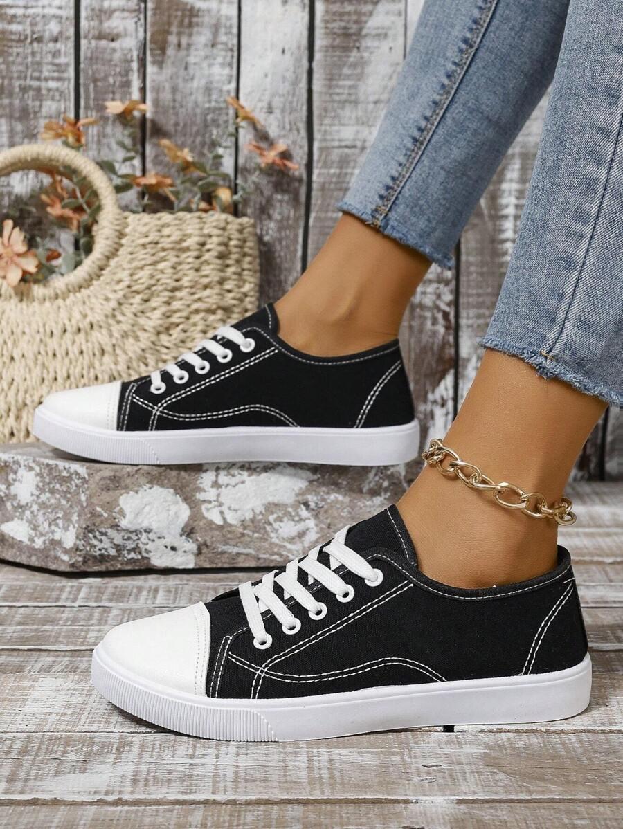 czarne trampki casual 