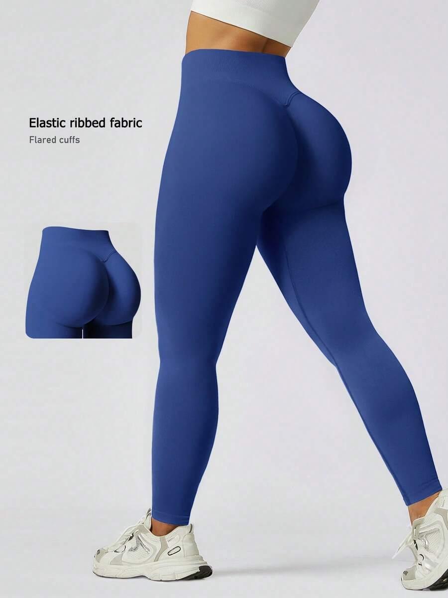 NIEBIESKIE LEGGINSY WYSOKI STAN 