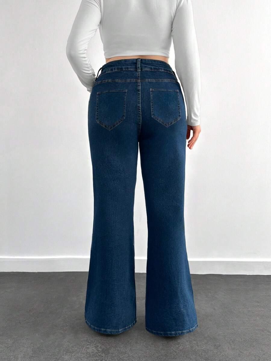 NIEBIESKIE SPODNIE JEANS 