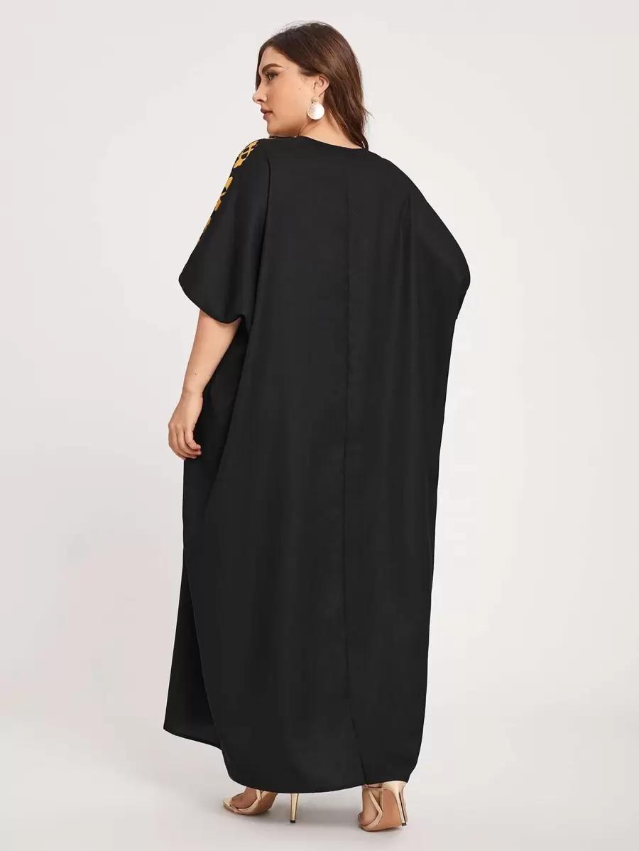 czarna maxi sukienka