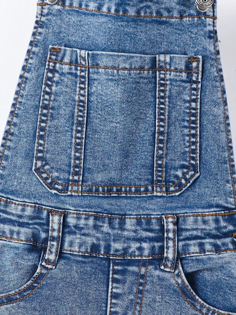 niebiskie ogrodniczki jeans