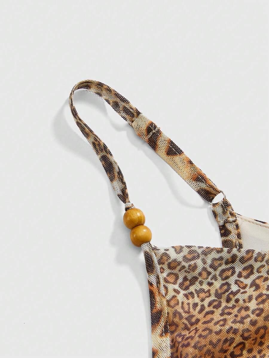 sukienka animal print asymetria