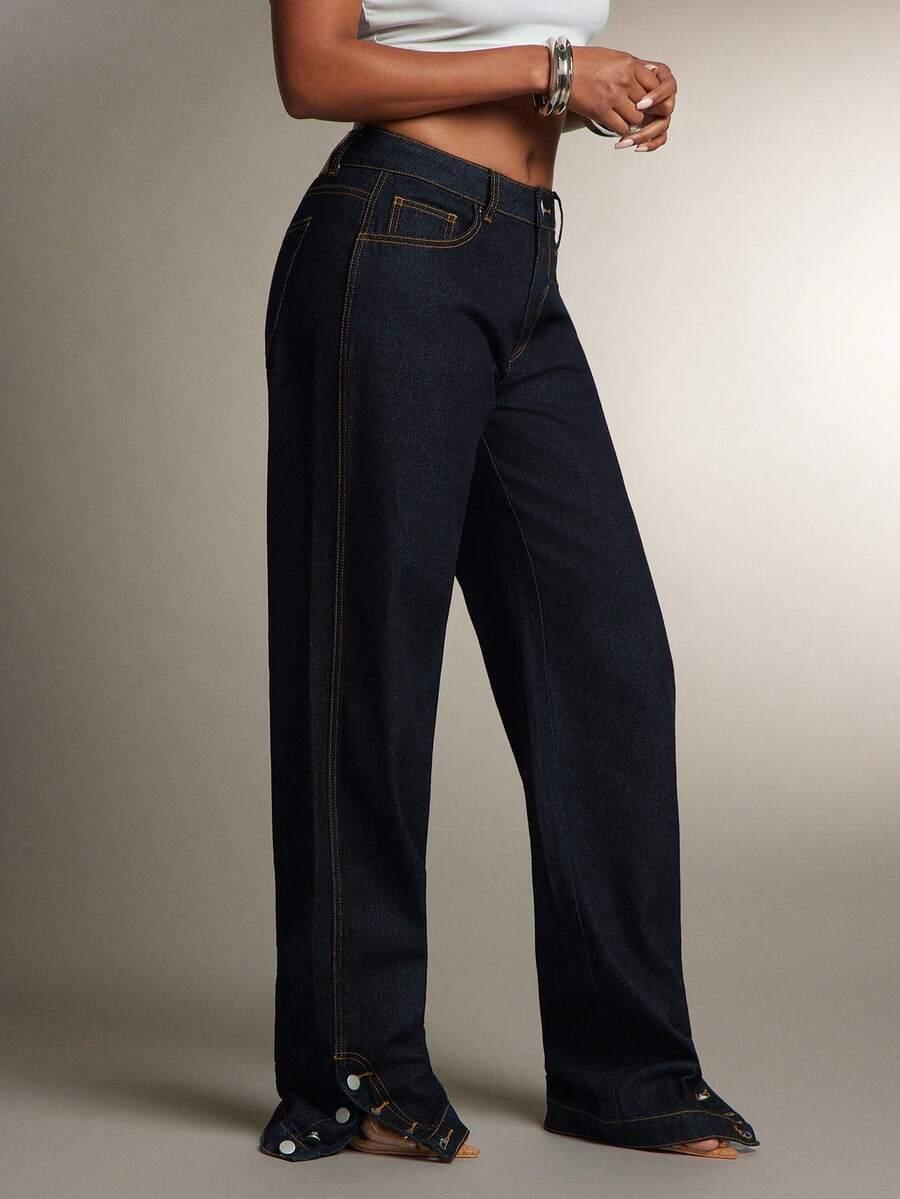 spodnie prosta nogawka jeans