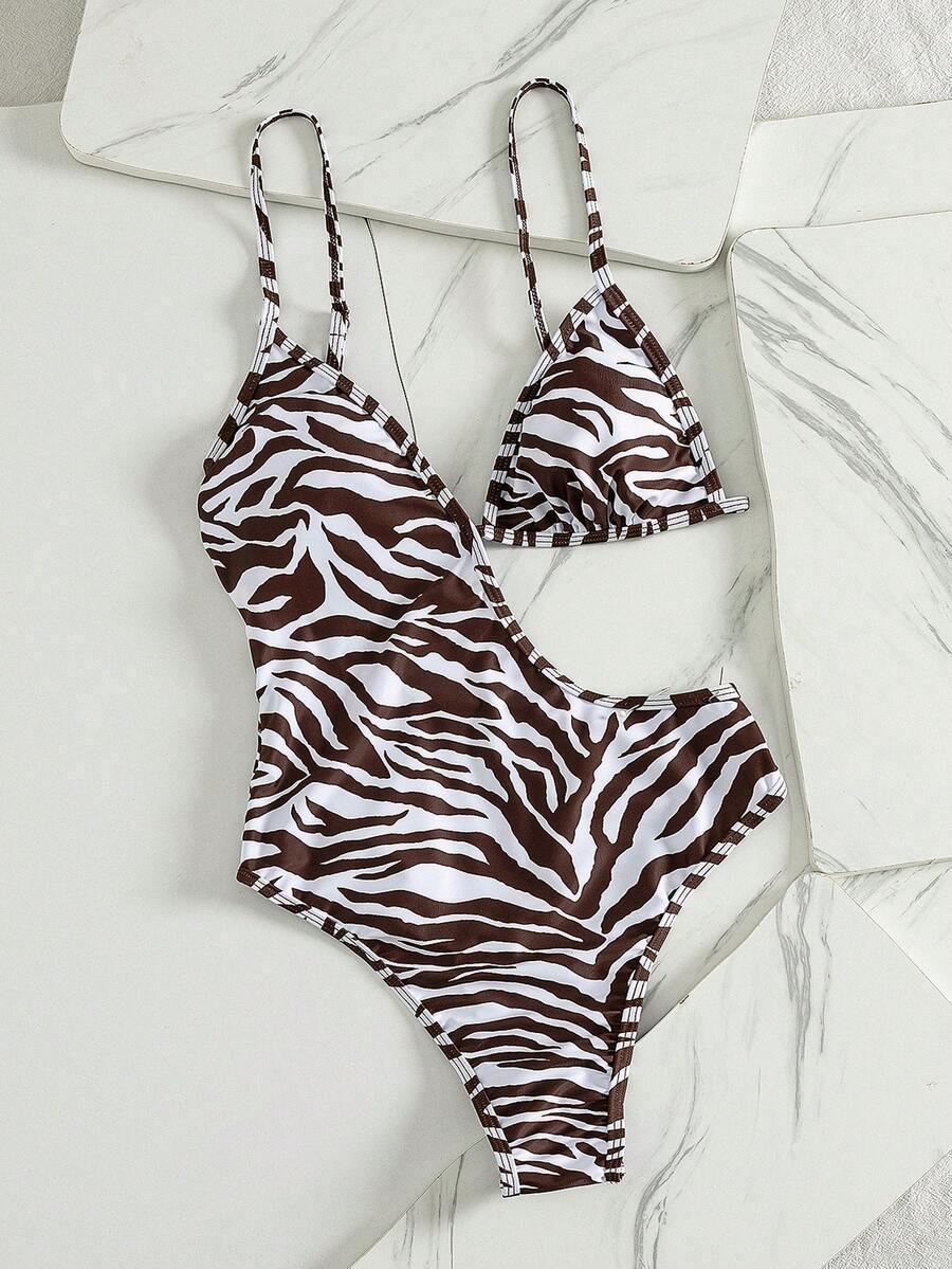 JEDNOCZĘŚCIOWY STRÓJ KĄPIELOWY ANIMAL PRINT