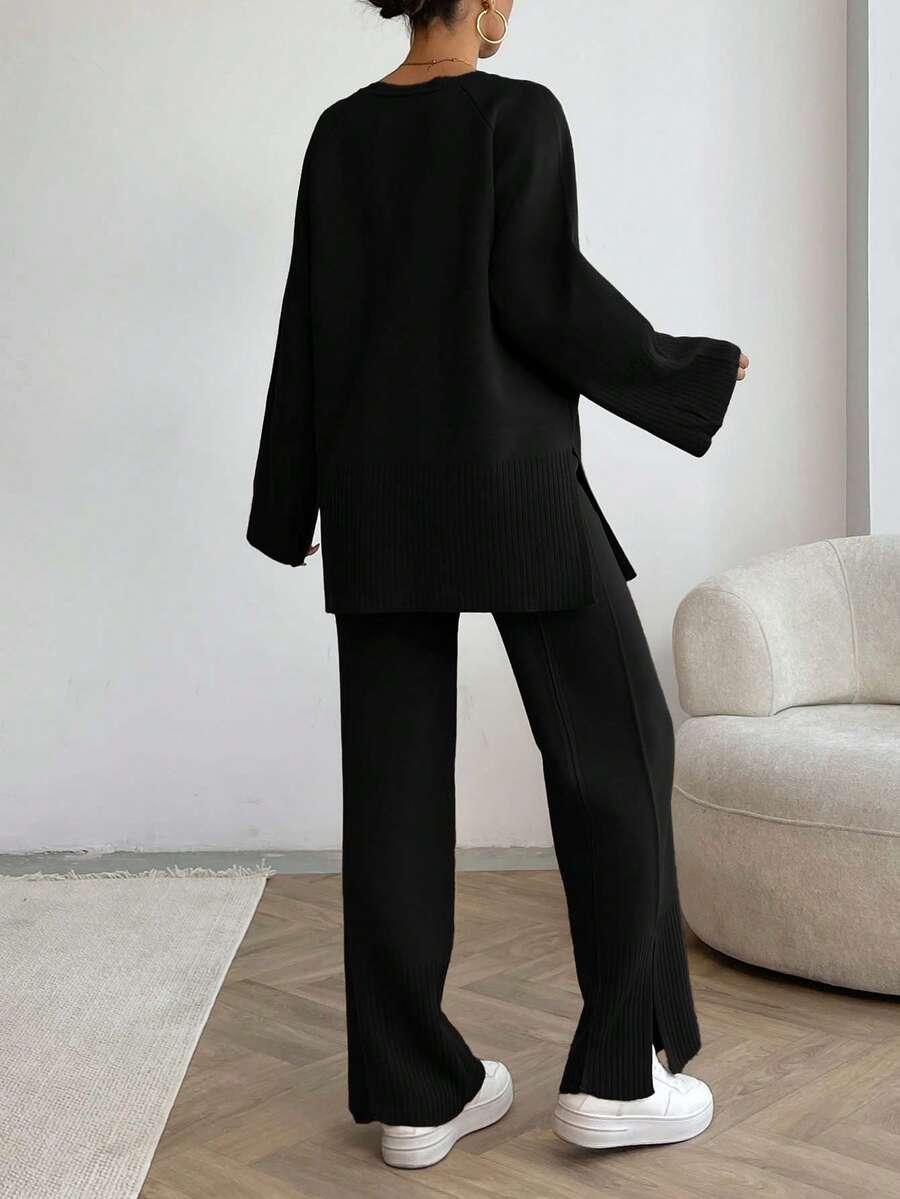 sweter spodnie komplet