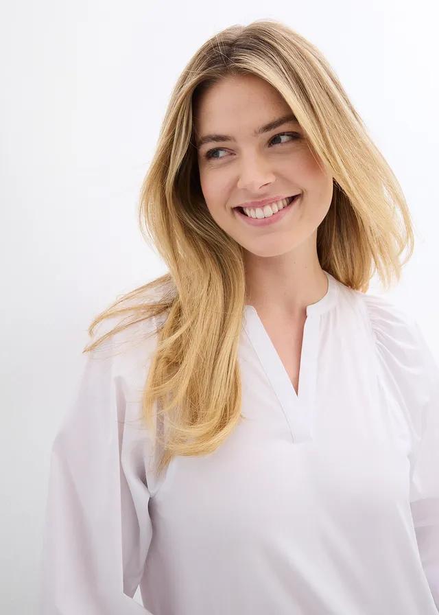 BIAŁA BLUZKA V NECK 