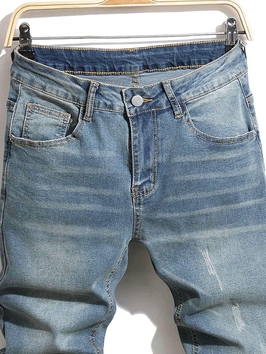 SPODNIE RIPPED JEANS