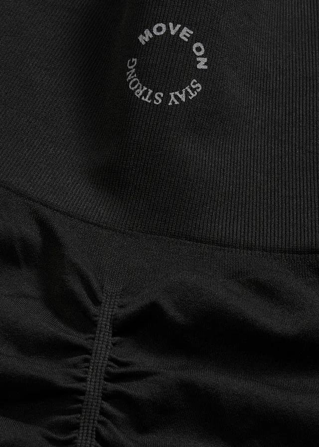 CZARNE LEGGINSY WYSOKI STAN