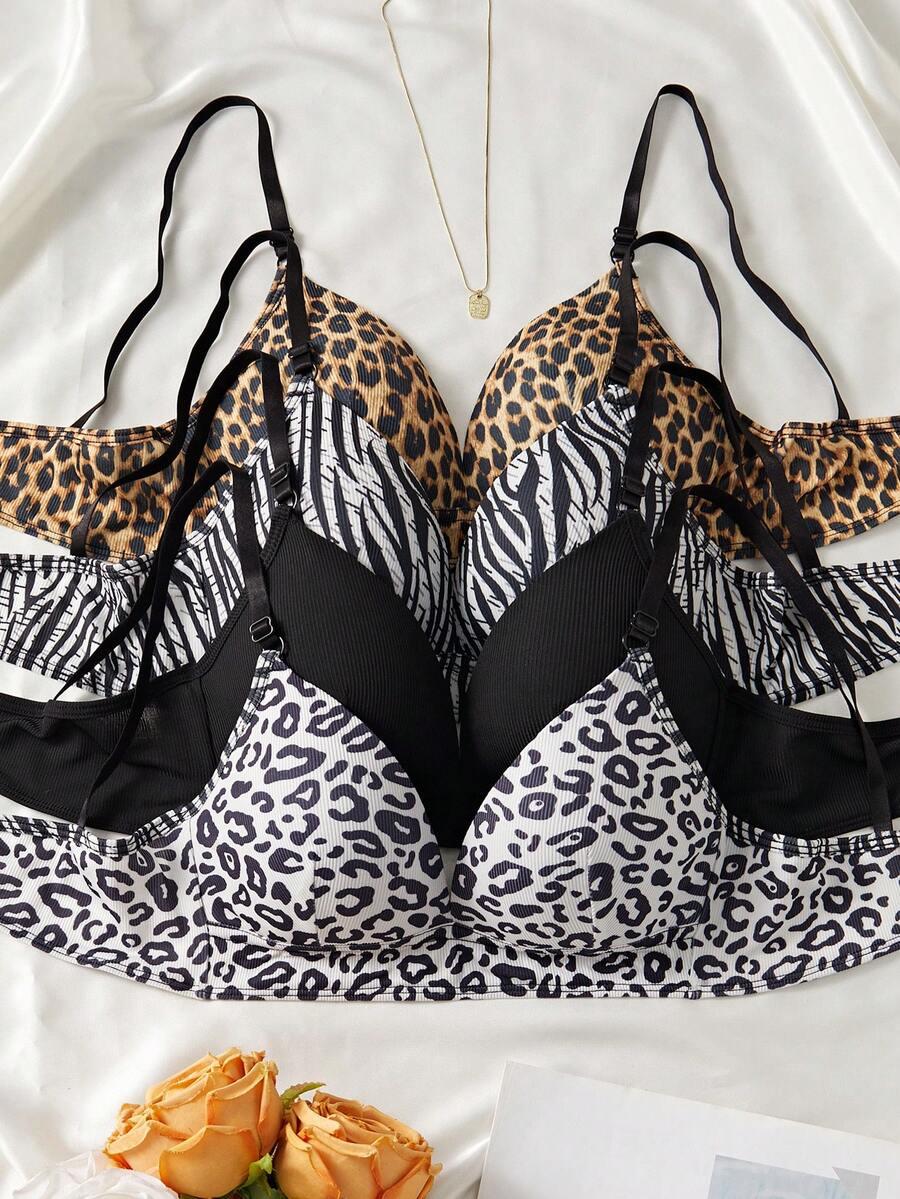BIUSTONOSZ ANIMAL PRINT 4-PACK