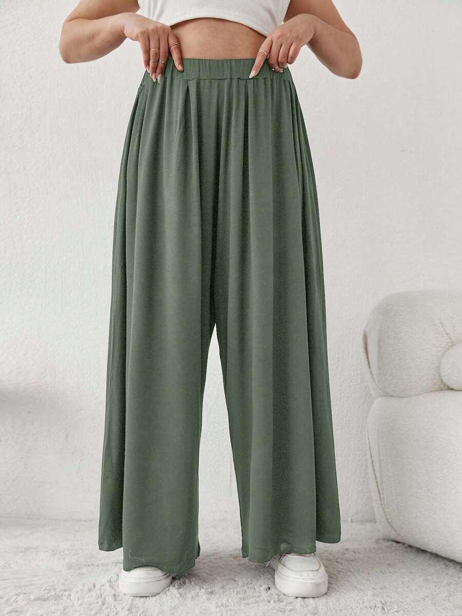 ZIELONE SPODNIE CASUAL 