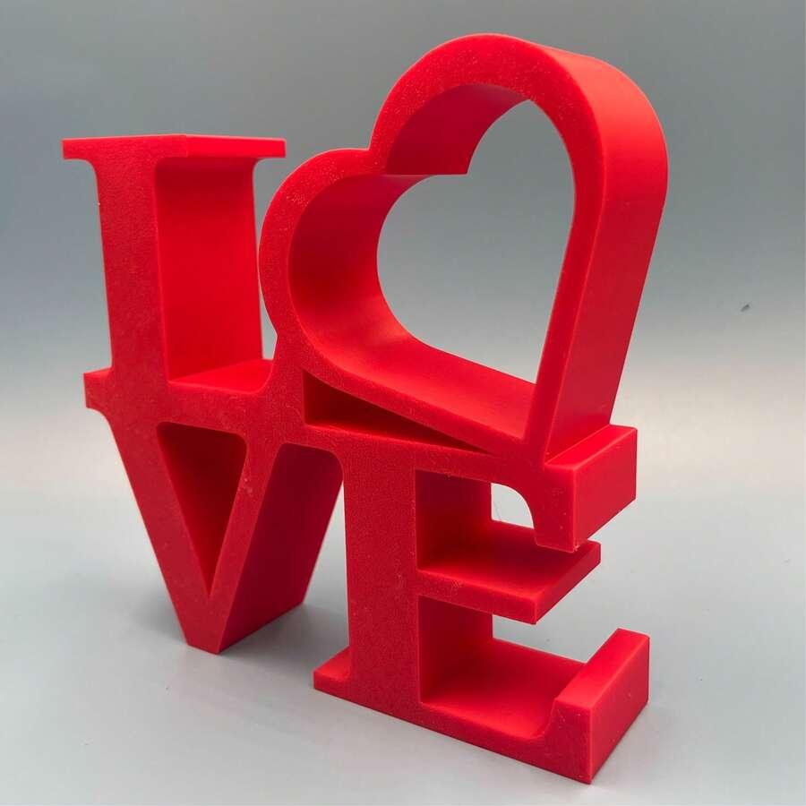 dekoracja napis love