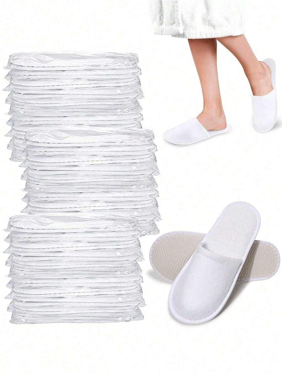 Jednorazowe białe kapcie 10-pack