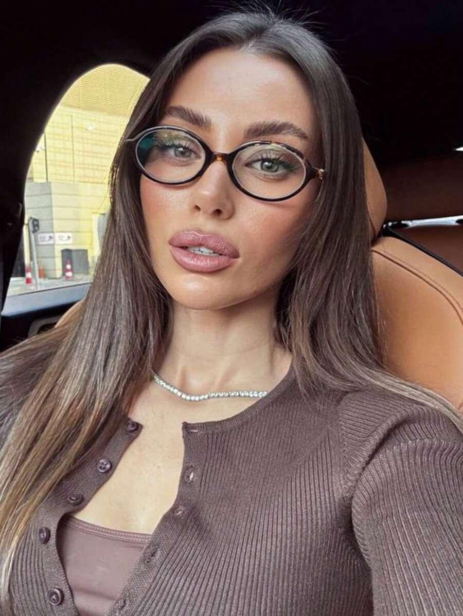 okulary zerówki animal print