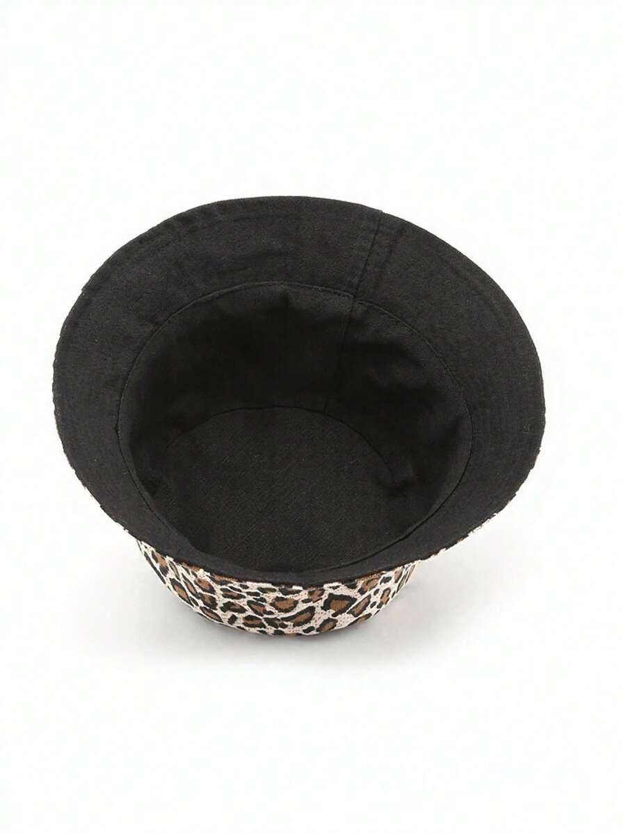 dwustronny kapelusz animal print