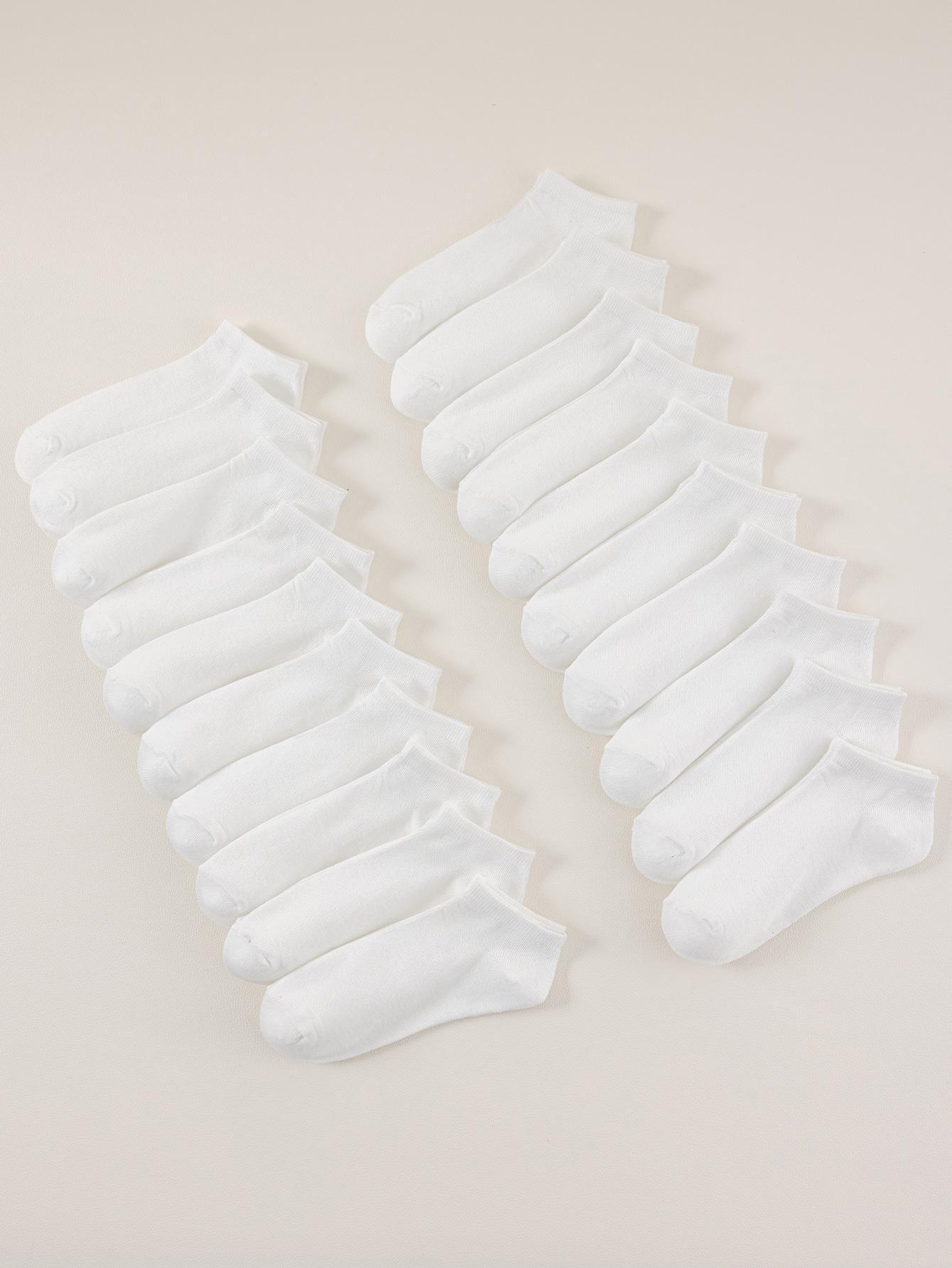 BIAŁE SKARPETY 20-PACK
