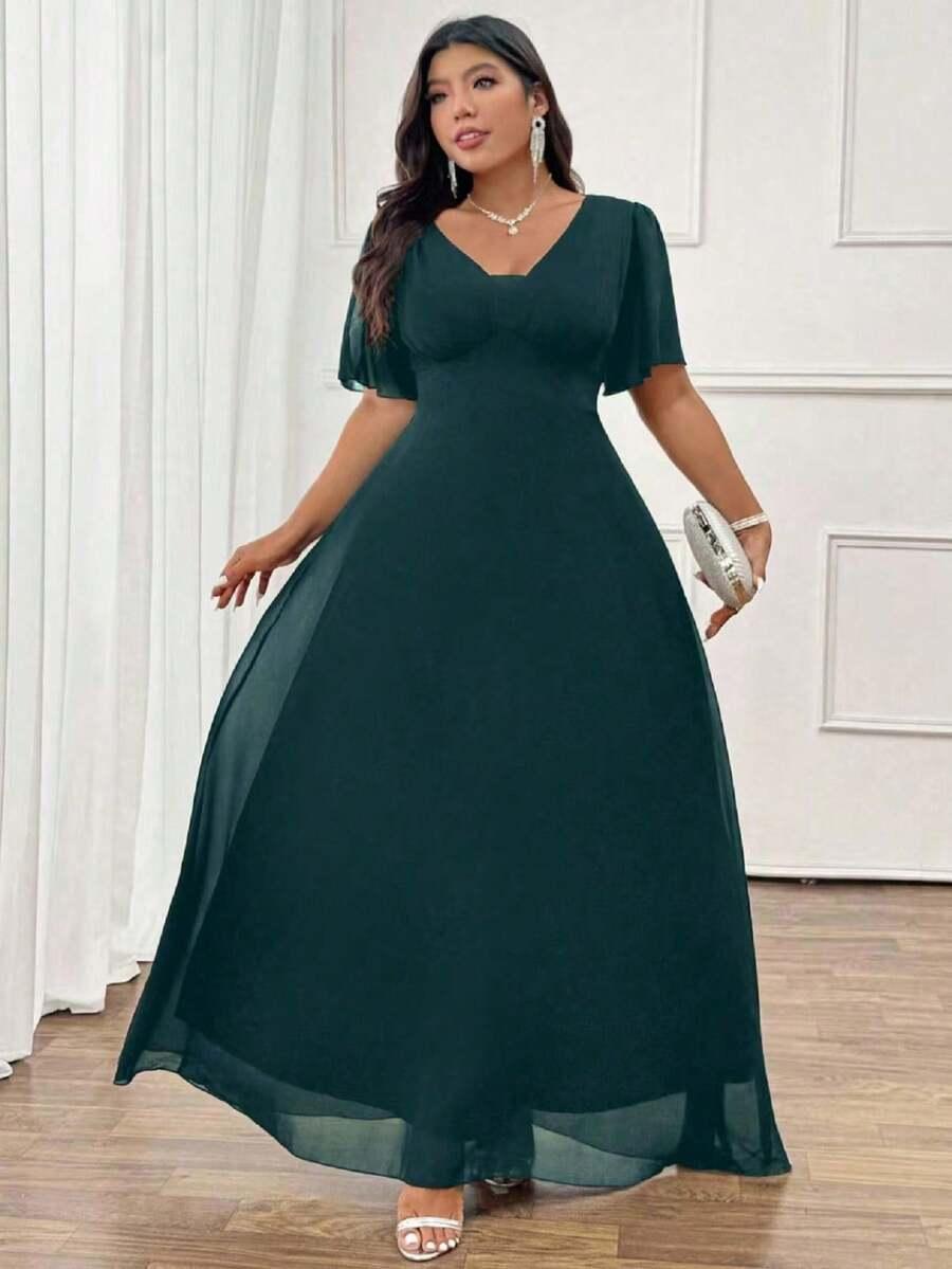 niebieska maxi sukienka