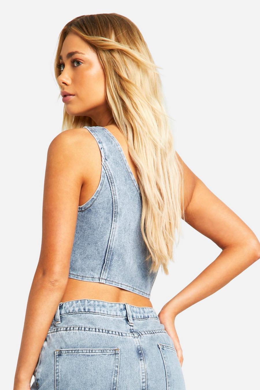 TOP JEANSOWY DAMSKI