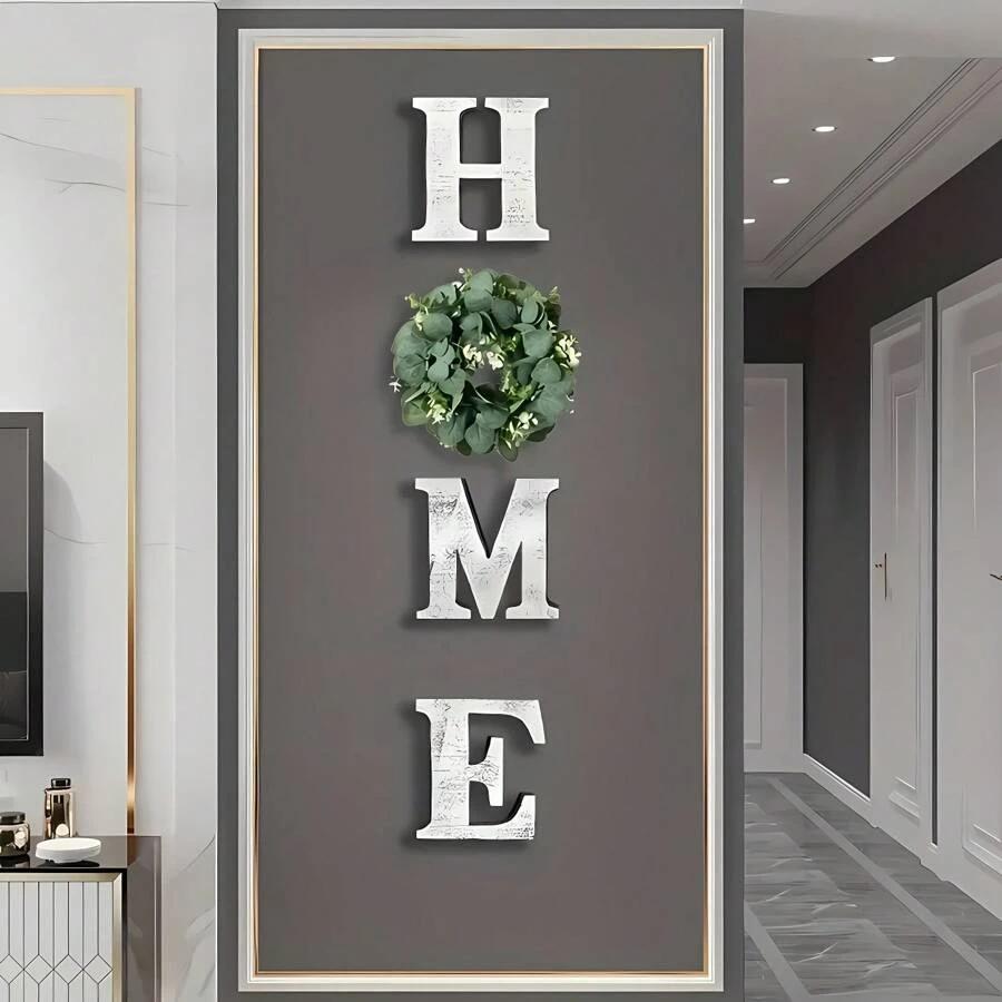 Ozdoba ścienna napis home