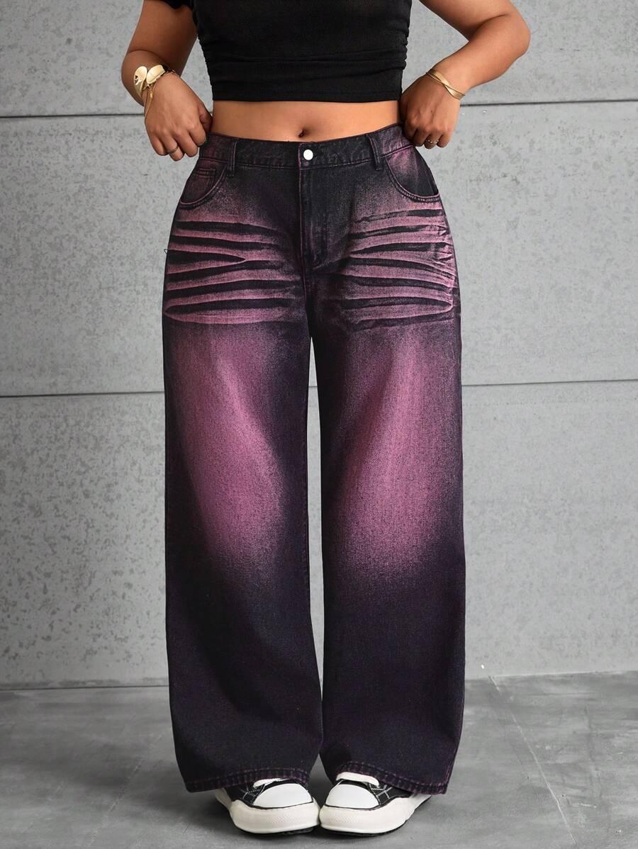 CZARNE SPODNIE JEANS