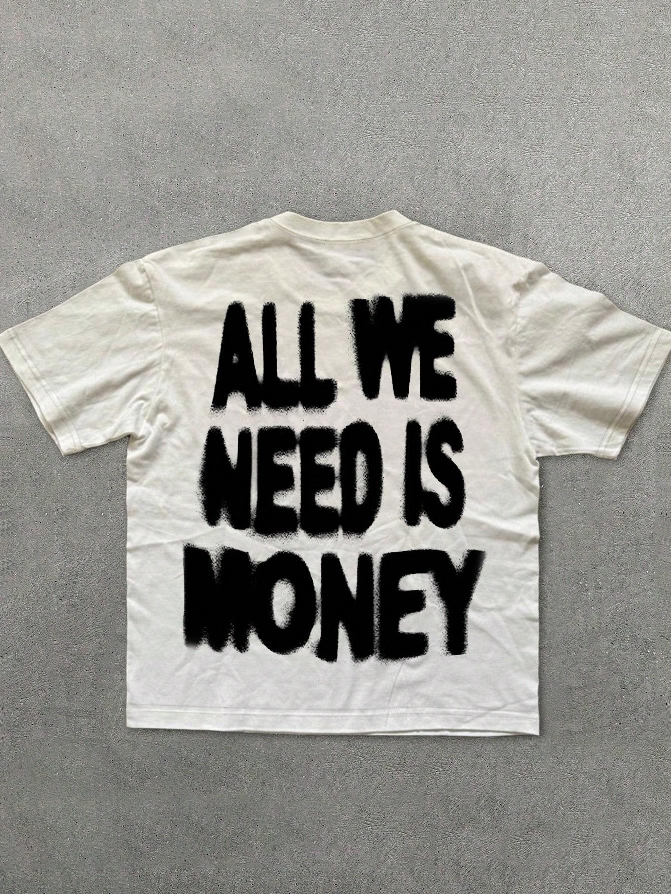 MĘSKI T-SHIRT Z NAPISAMI