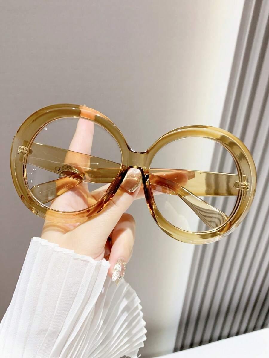 brązowe okulary zerówki