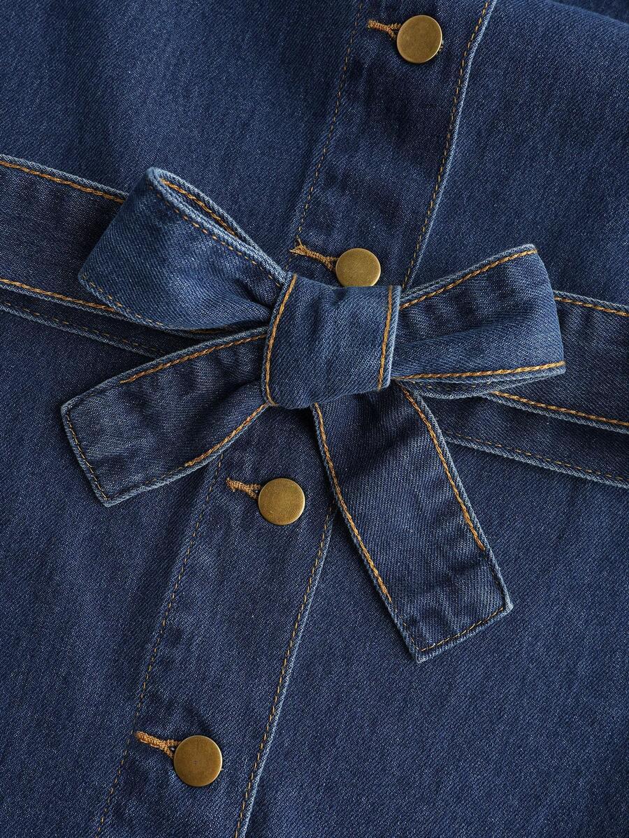 NIEBIESKA SUKIENKA JEANS
