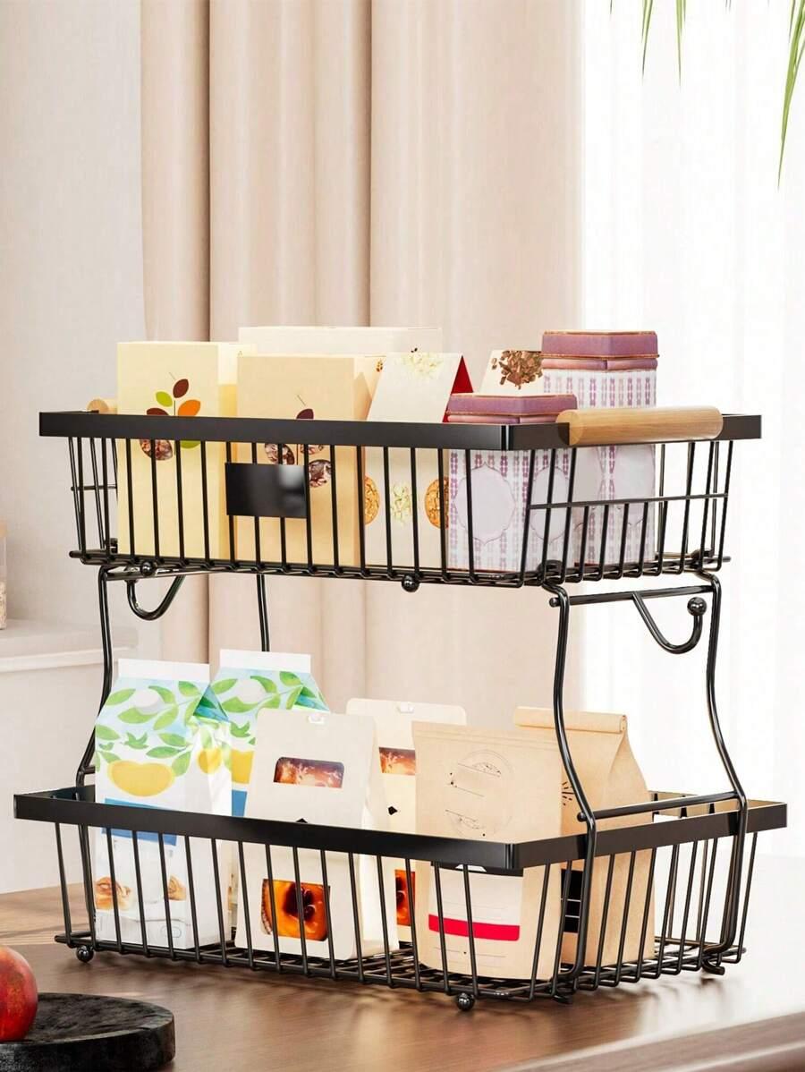 czarny kuchenny organizer