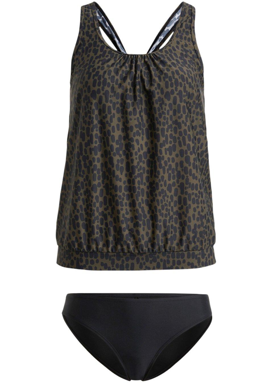 góra od stroju kąpielowego animal print