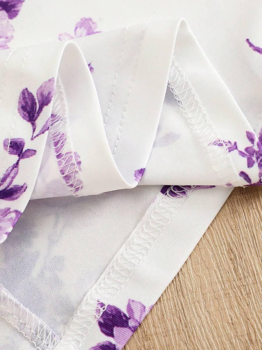 sukienka print kwiaty