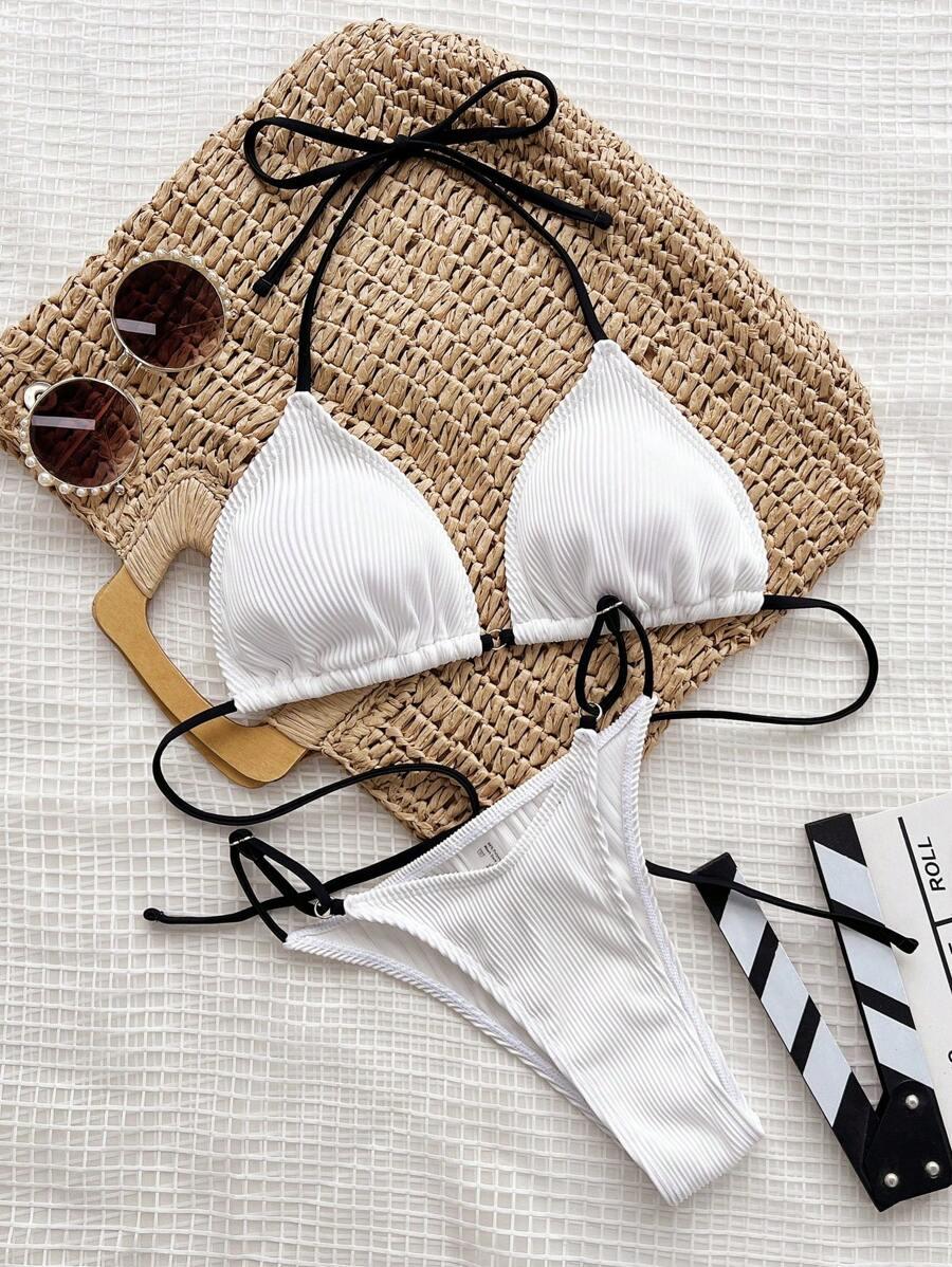 biała góra od bikini tekstura