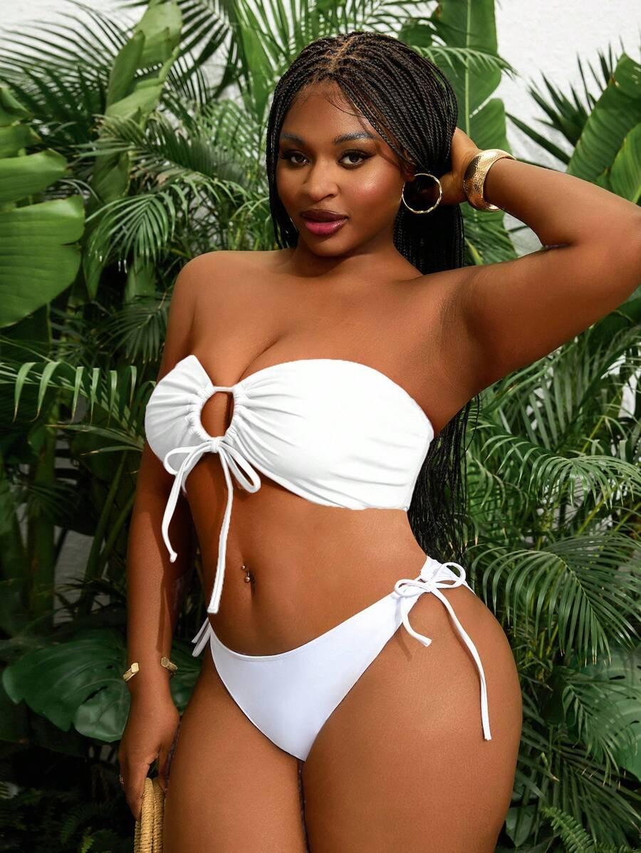 biała góra od bikini