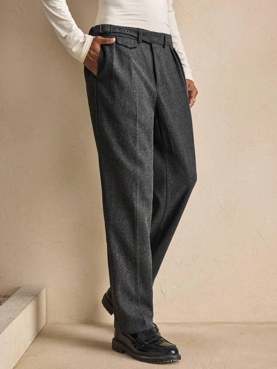 SZARE SPODNIE CASUAL