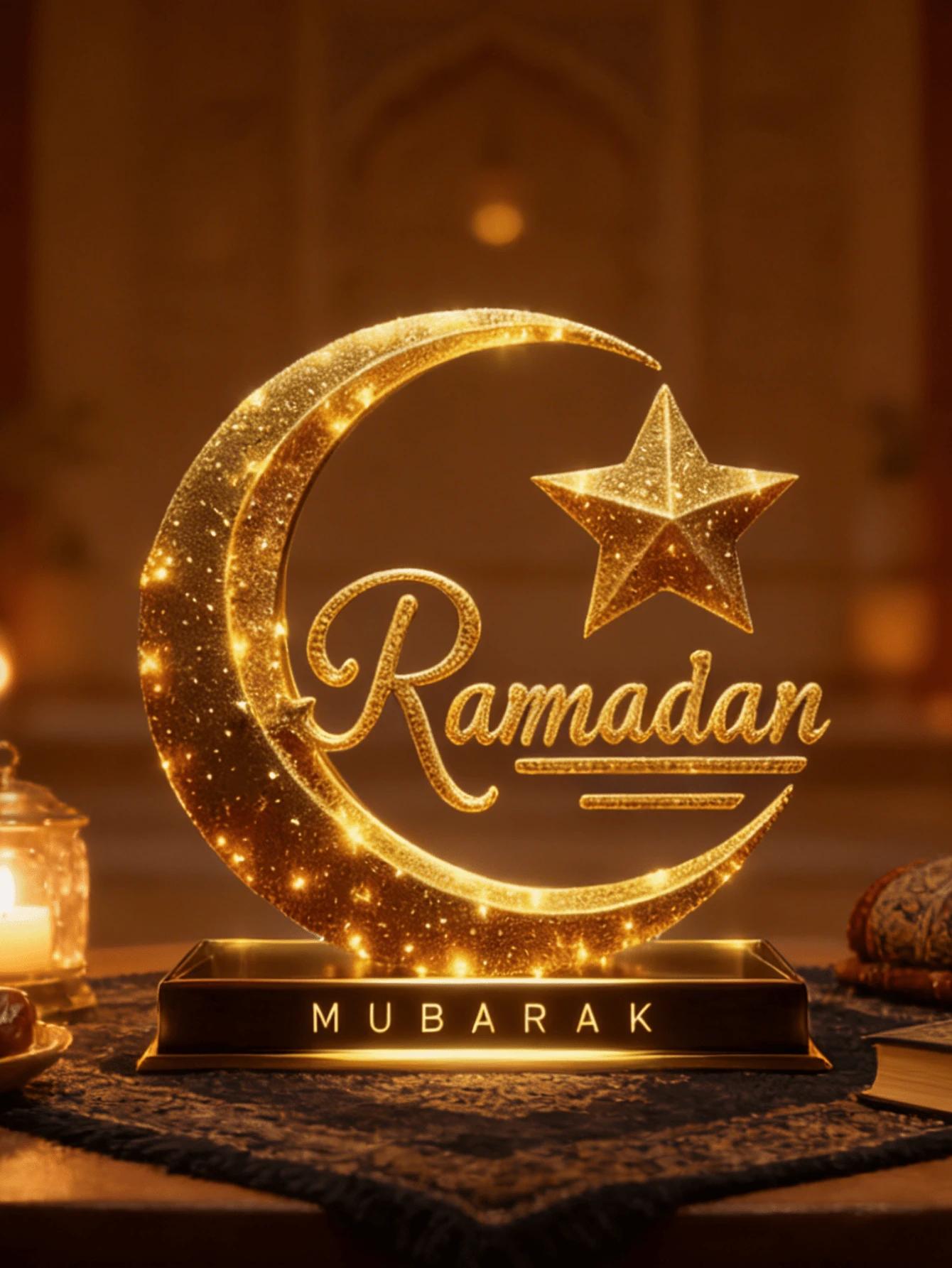dekoracja ramadan mubarak