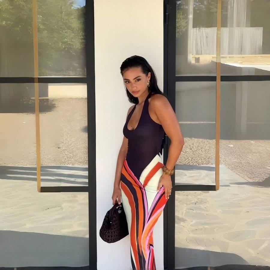 maxi sukienka print