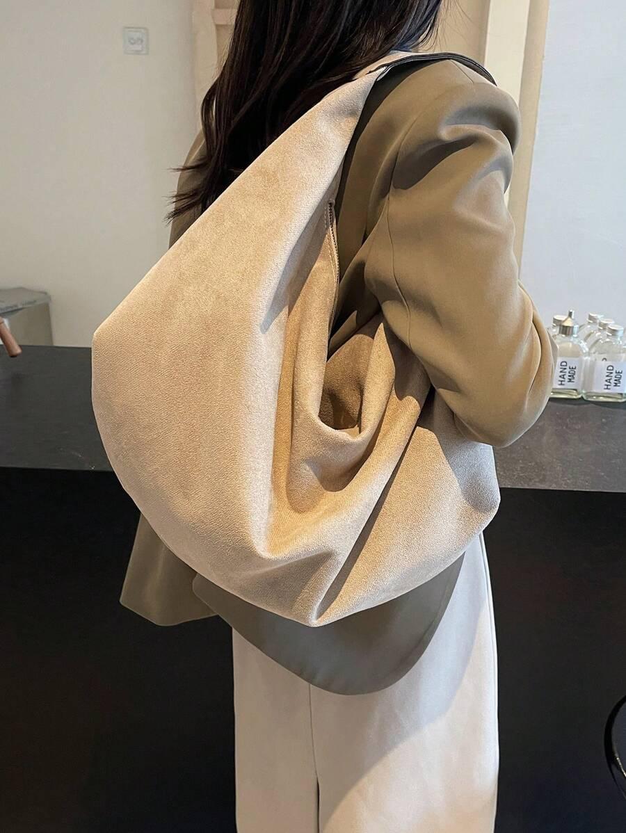 beżowa torebka shopper