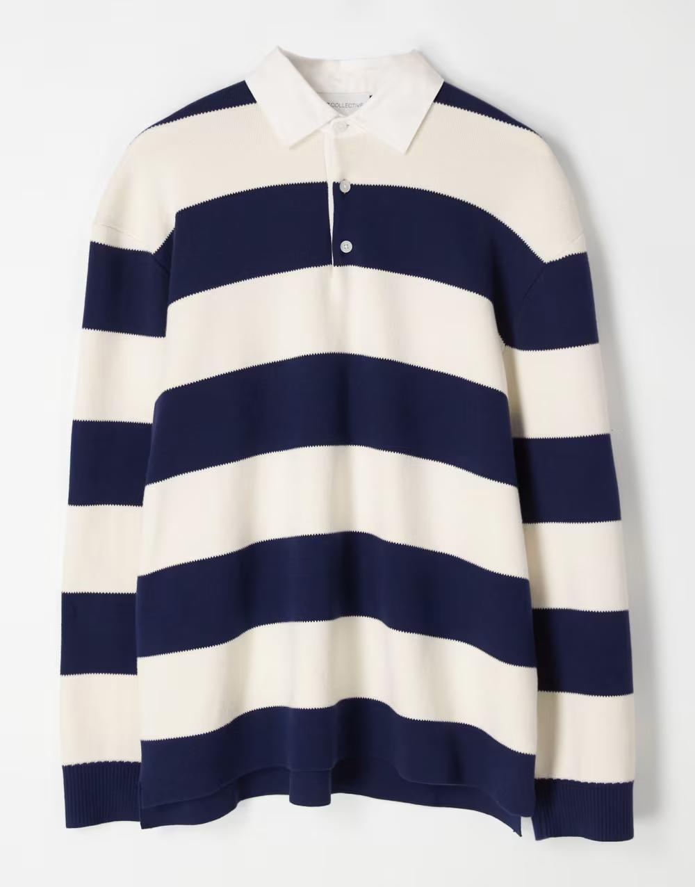 SWETER W PASKI KOŁNIER