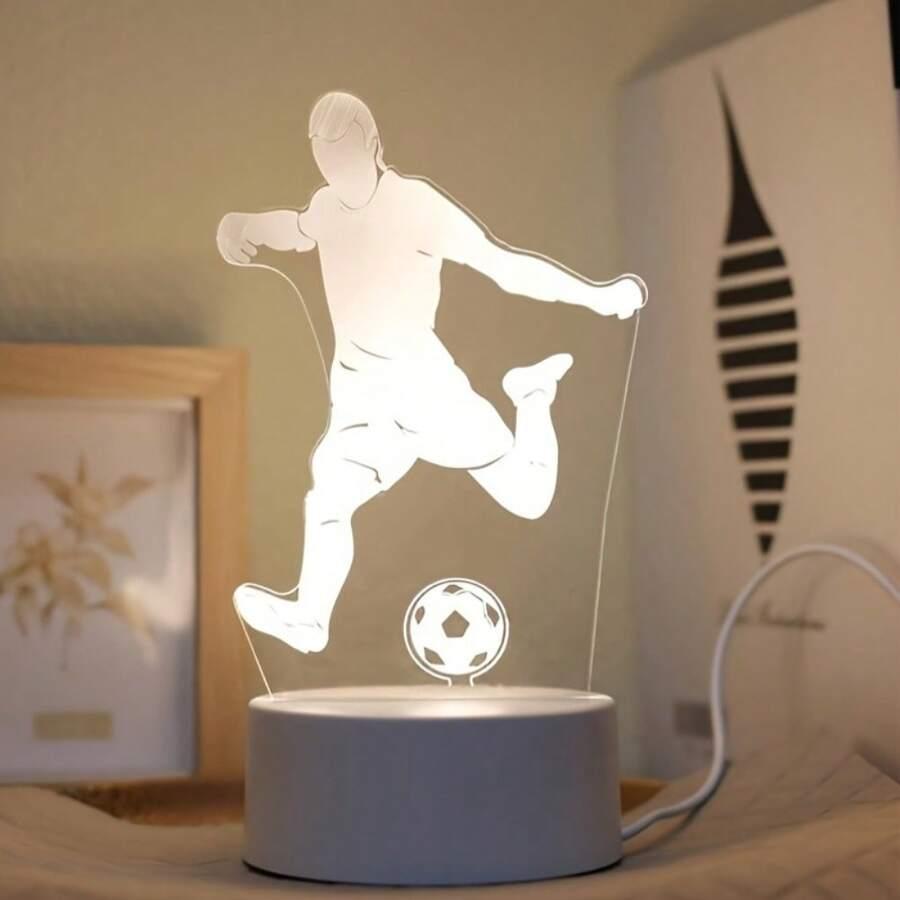 LAMPKA LED PIŁKARZ 