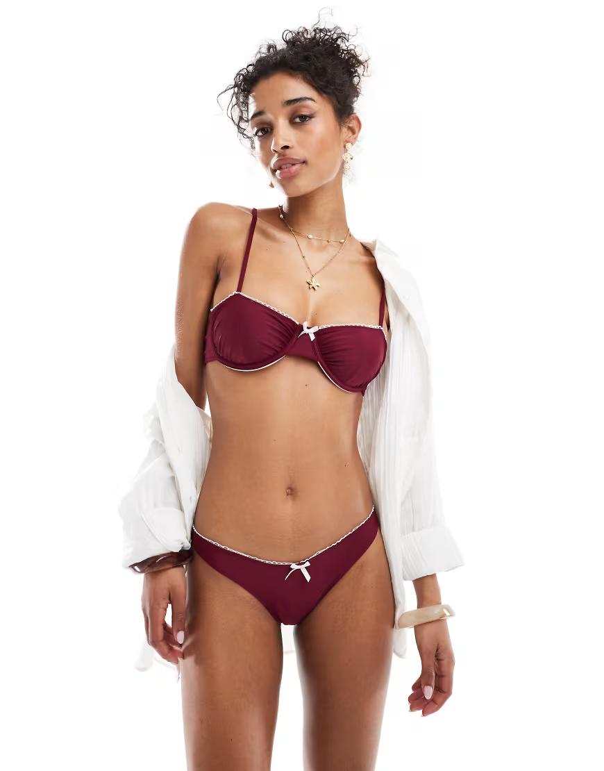 BORDOWY DÓŁ OD BIKINI 