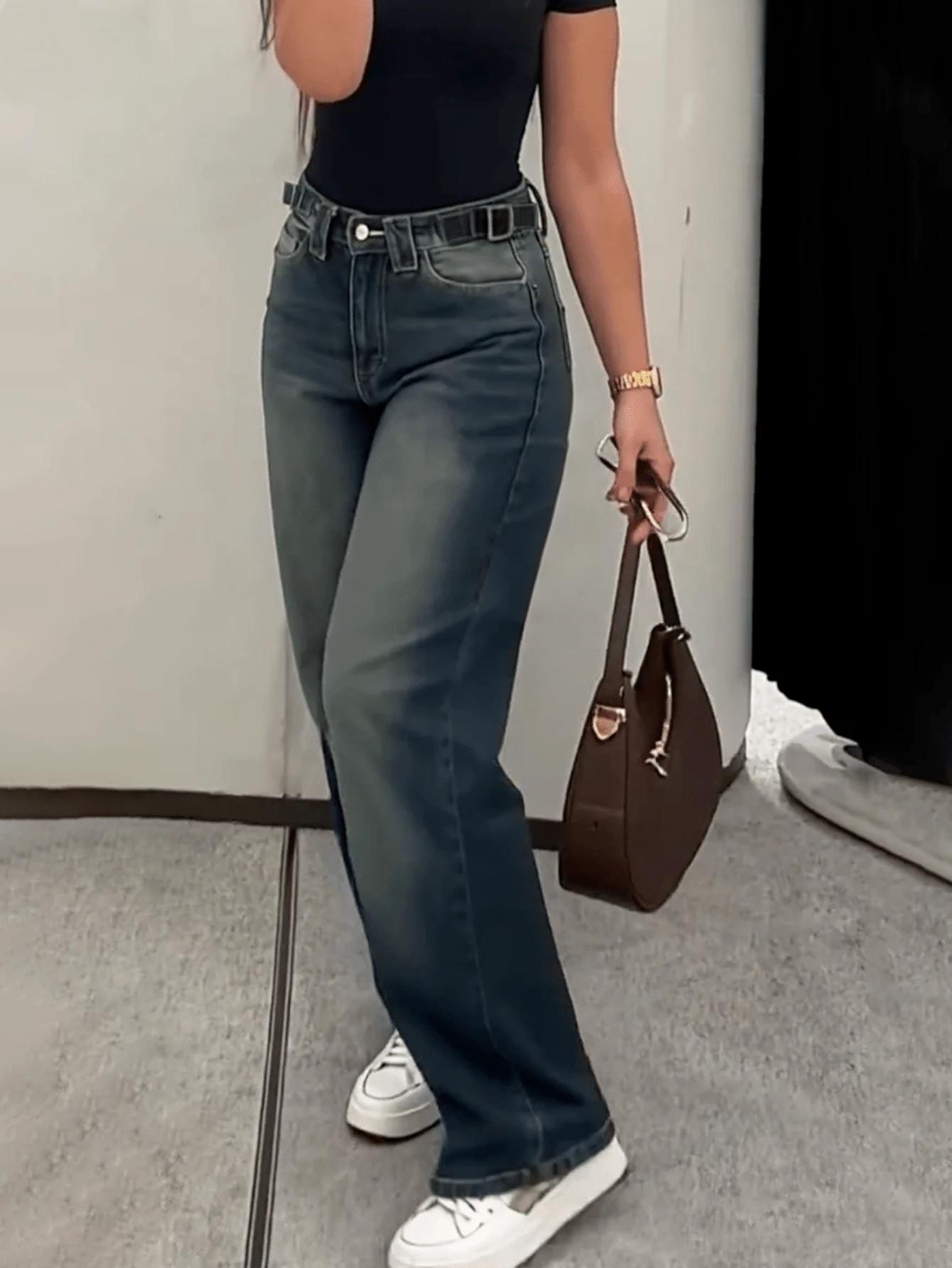 NIEBIESKIE SPODNIE JEANS 