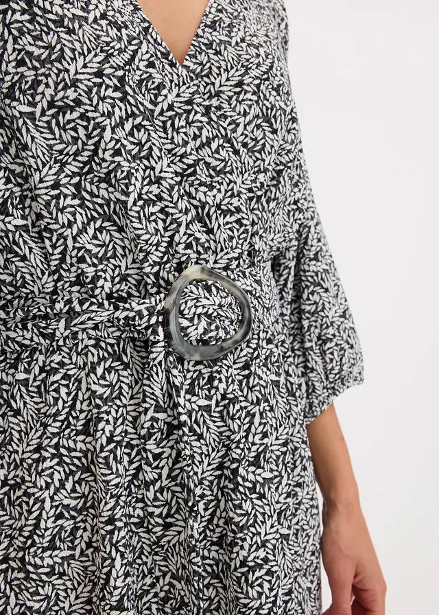 sukienka v-neck wzór