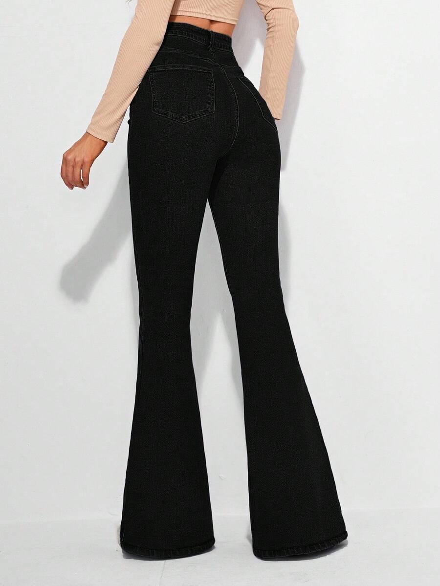 spodnie jeans dzwony 