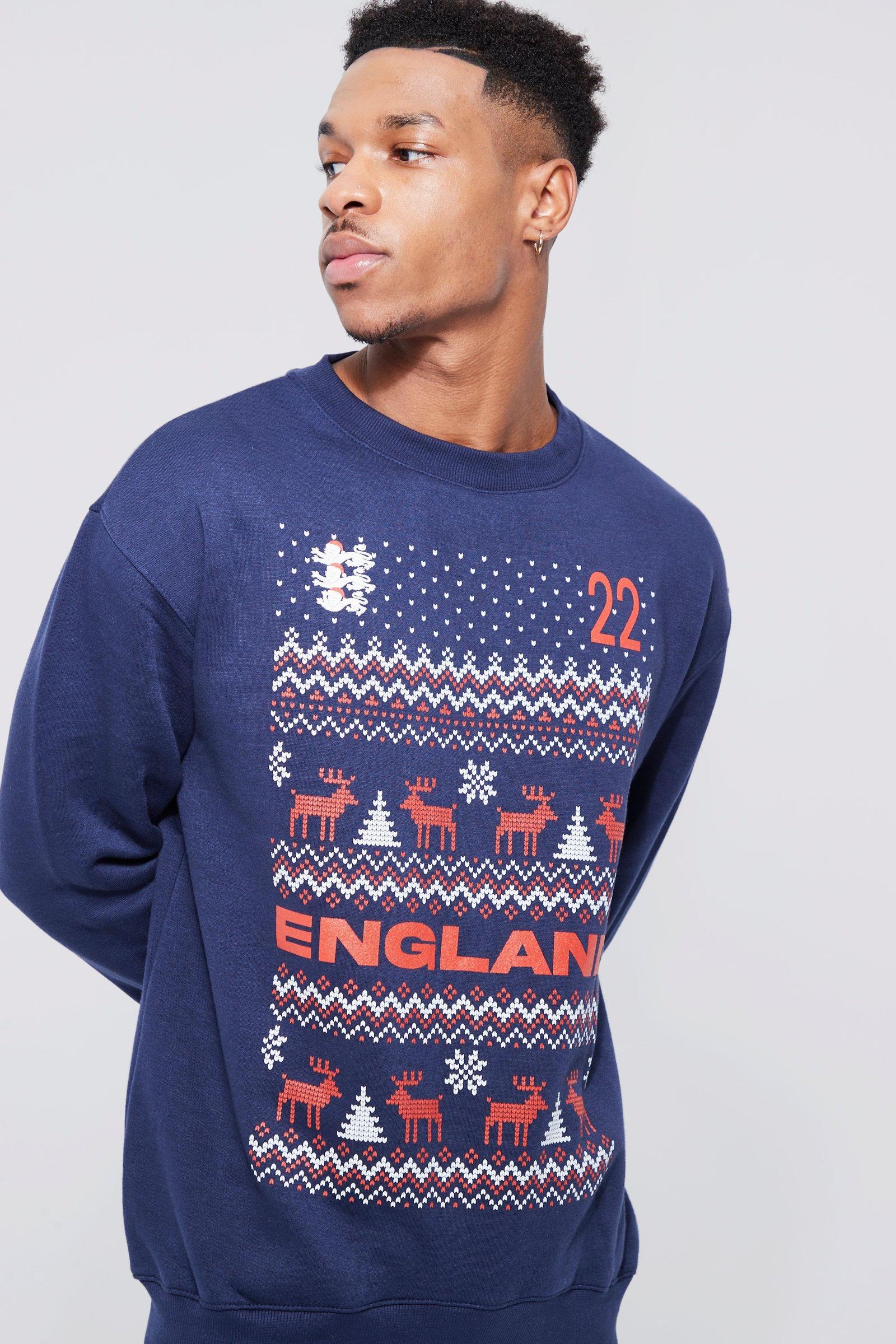 granatowa bluza oversize ENGLAND 22