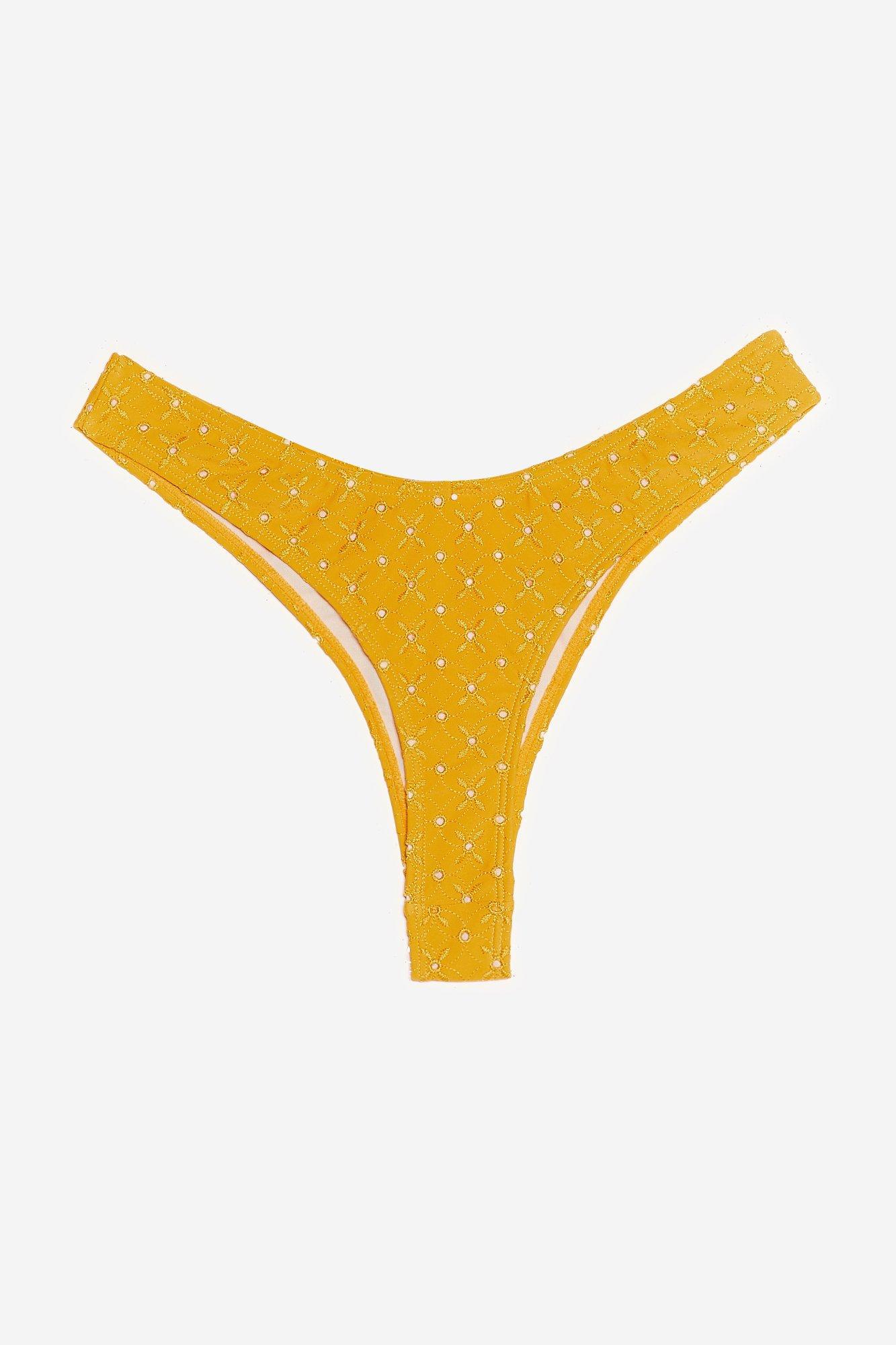 żółty komplet bikini