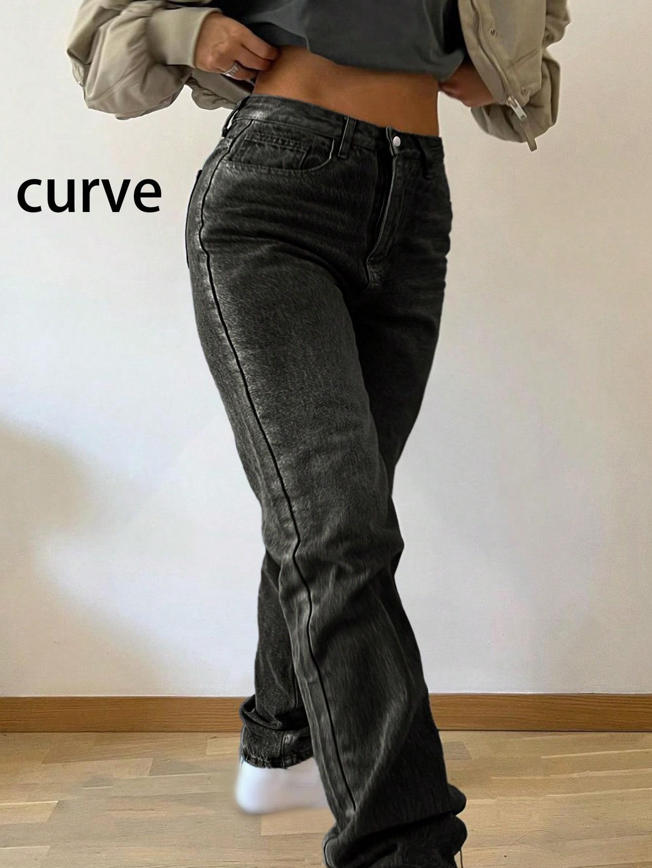czarne spodnie jeans 
