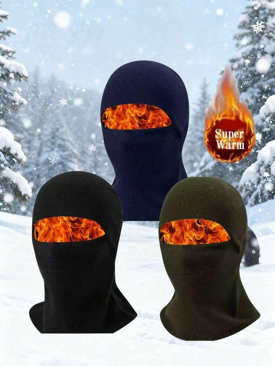 czarna ociplana kominiarka