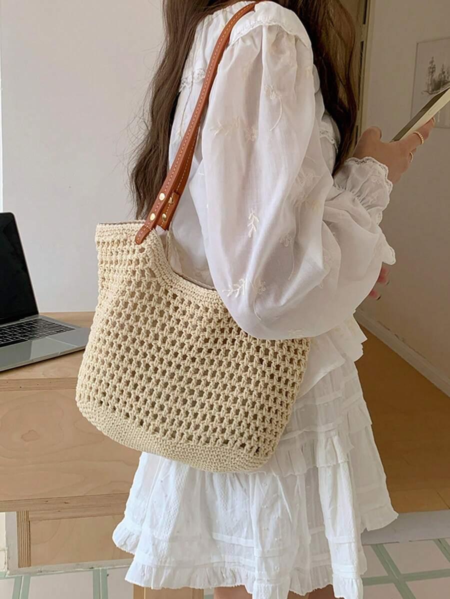 pleciona torebka boho